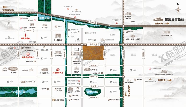 编号：78123510111532207735【酷图网】源文件下载-房地产区位图