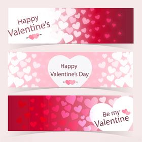 情人节横幅设计素材