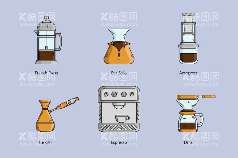 编号：14963911250931434630【酷图网】源文件下载-咖啡冲泡工具