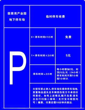 收费牌