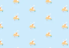 几何无缝背景图片边框插画欧式花纹底纹
