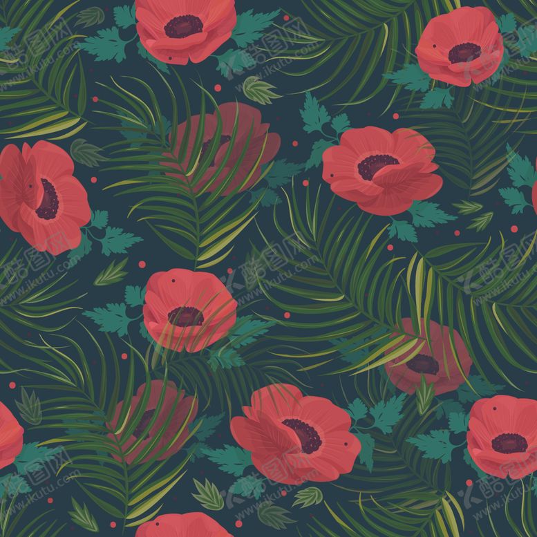 编号：76049710310324551796【酷图网】源文件下载-无缝印花