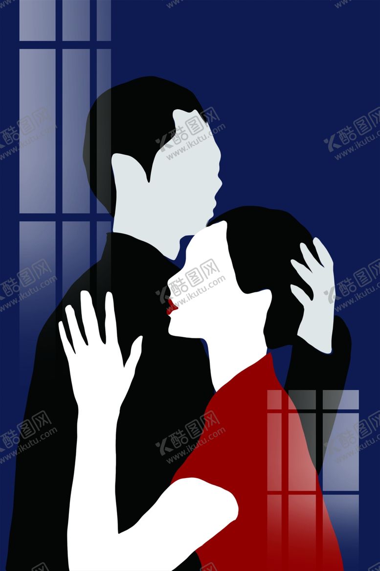 编号：36696507041503205608【酷图网】源文件下载-北欧风简约抽象艺术装饰画