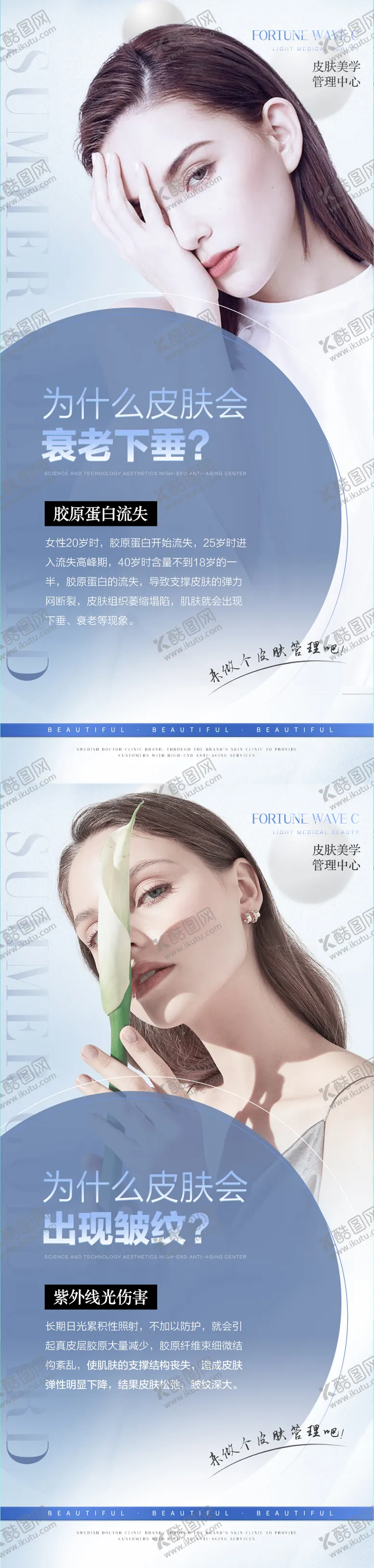 编号：92256311171802484352【酷图网】源文件下载-医美抗衰科普海报