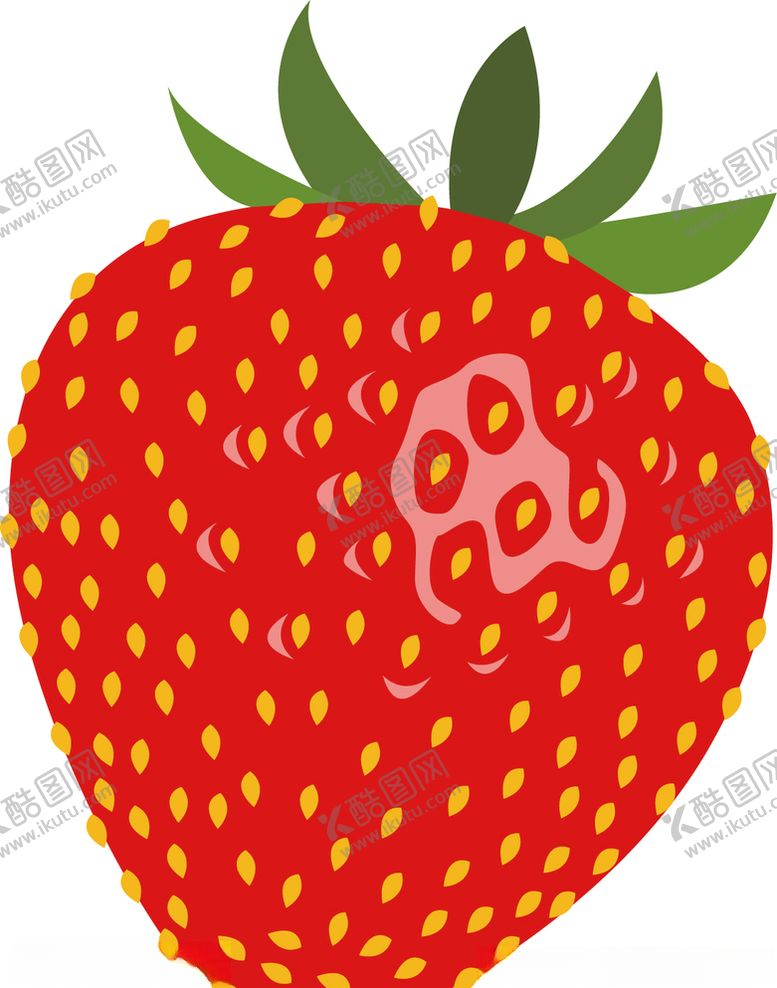 编号：13177810060844236033【酷图网】源文件下载-手绘矢量草莓