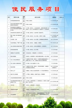便民服务