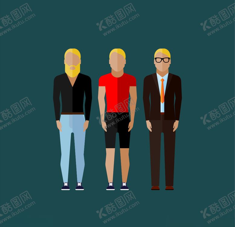 编号：89760209162309181506【酷图网】源文件下载-几何人像