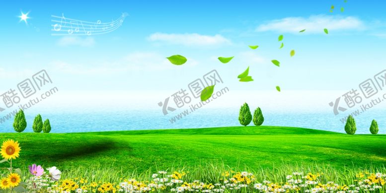 编号：44614209110619047302【酷图网】源文件下载-草地背景