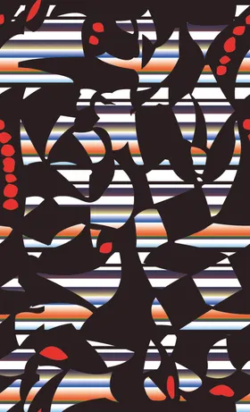 几何条纹像素图案集合