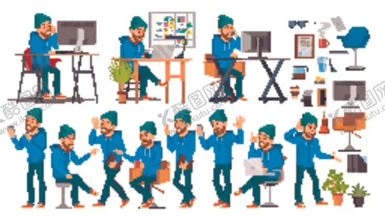 编号：62527306241105091879【酷图网】源文件下载-人物插画