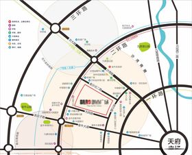 房地产区位图