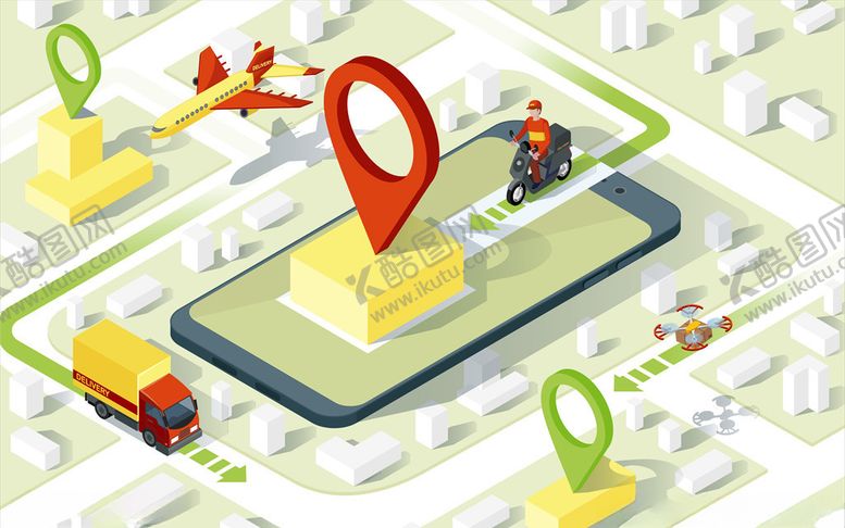 编号：86583310080006338577【酷图网】源文件下载-物流配送