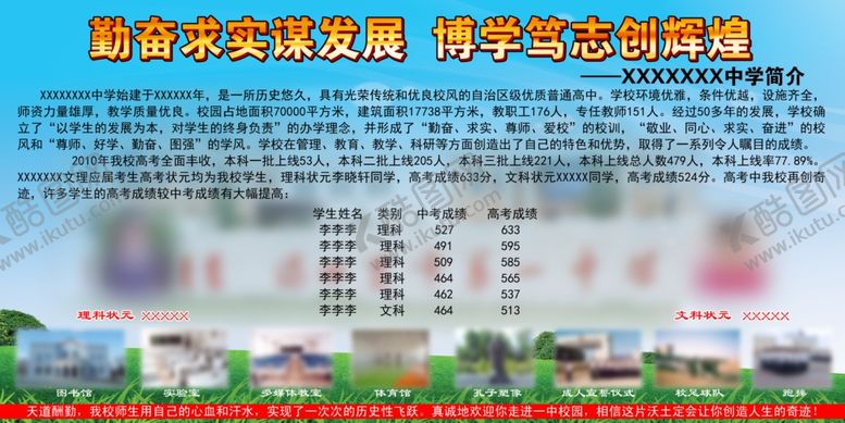 编号：11775706291107496190【酷图网】源文件下载-学校宣传板