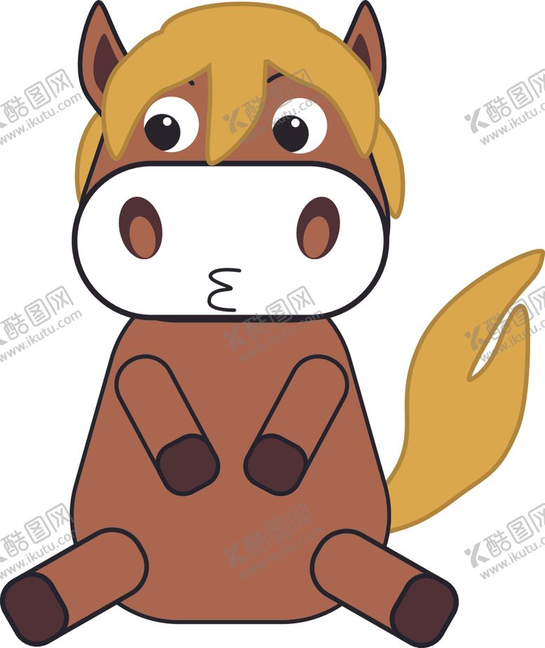 编号：23302405101821033088【酷图网】源文件下载-卡通马