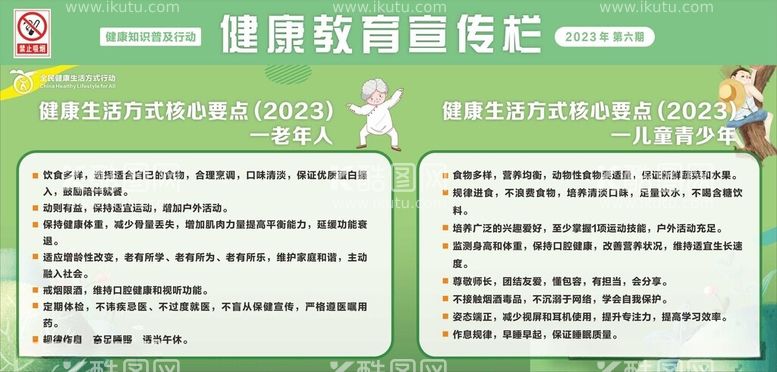 编号：22464412220504159935【酷图网】源文件下载-健康生活方式宣传栏