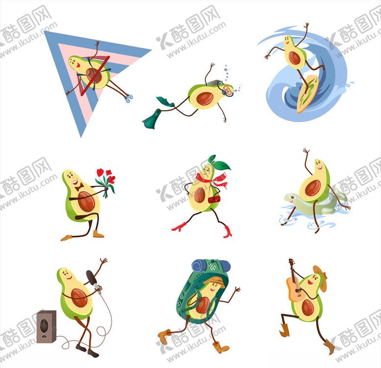 编号：39897206281009455341【酷图网】源文件下载-卡通木瓜