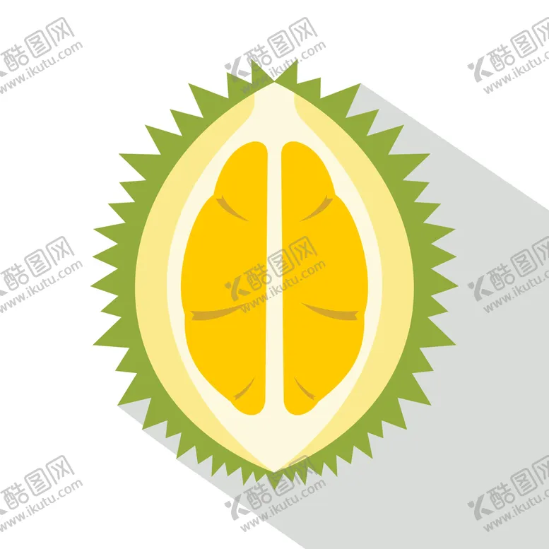编号：02617809280732583625【酷图网】源文件下载-卡通榴莲