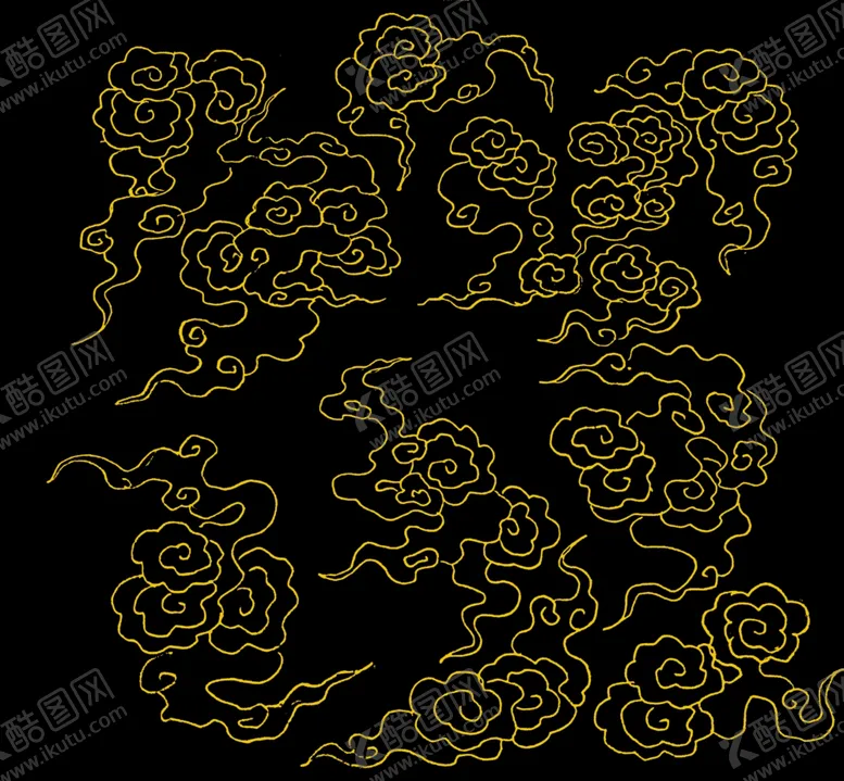 编号：16780702041027366597【酷图网】源文件下载-云朵线稿