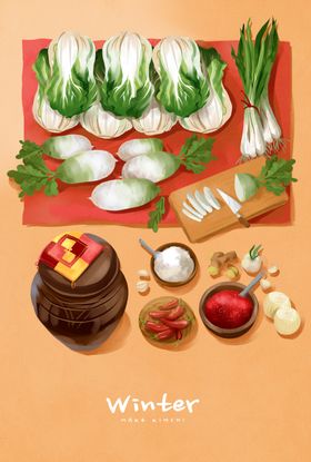 食物插画海报图片