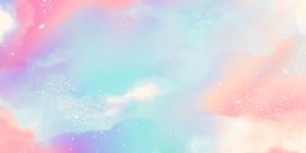 云朵星空渐变粉色色彩背景素材