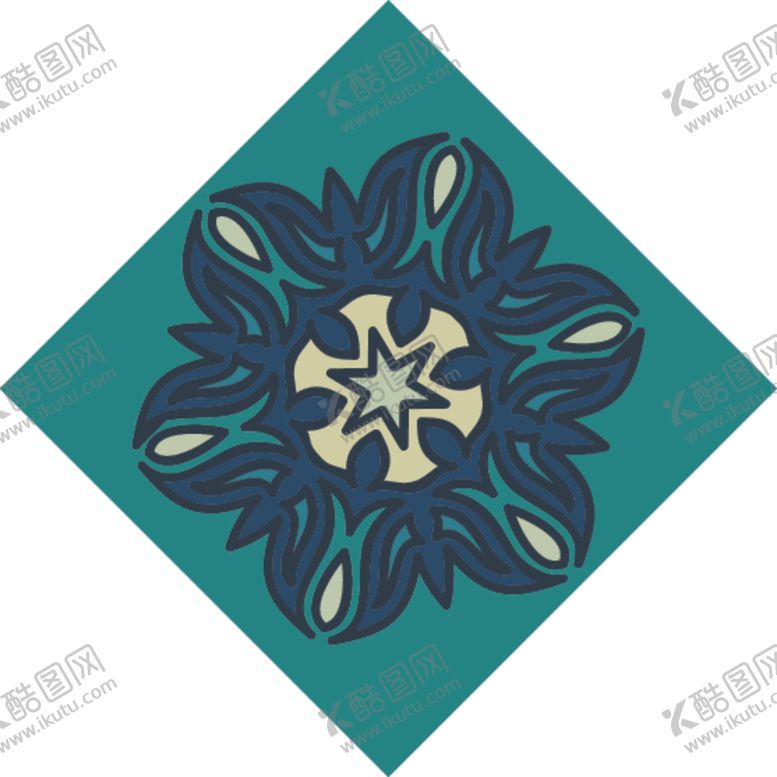 编号：35837805041839081751【酷图网】源文件下载-古典少数民族花纹底纹矢量