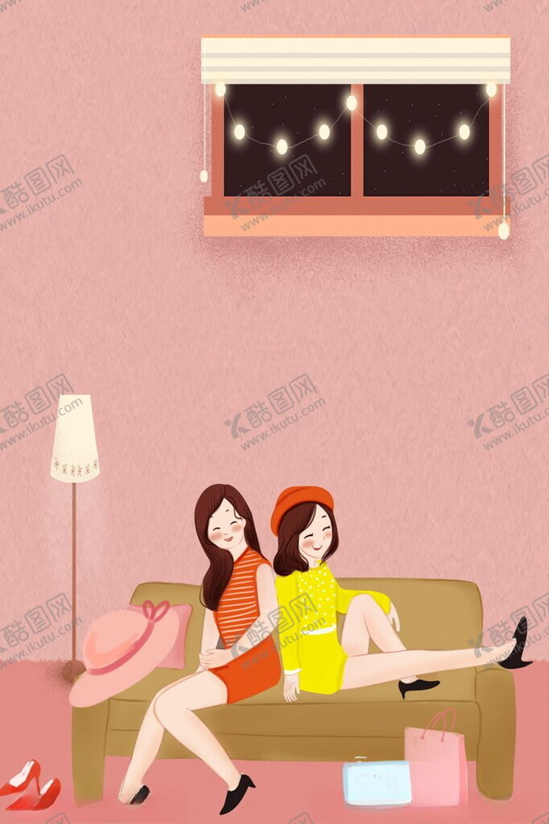 编号：31750801261018321527【酷图网】源文件下载-妇女节购物背景
