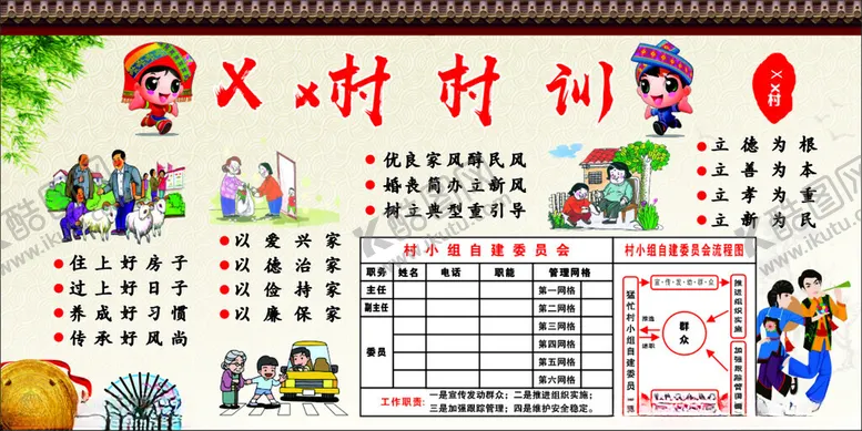 编号：66292501130007556821【酷图网】源文件下载-村规民约