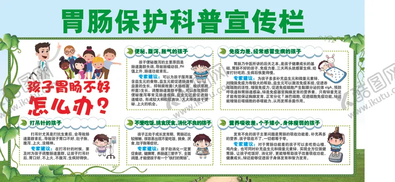 编号：87230007141222422618【酷图网】源文件下载-胃肠保护科普宣传栏