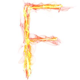 字母F火焰特效