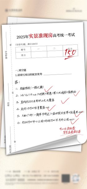 高考满分热点海报