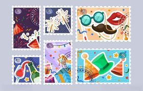 多彩创意插画图案集合