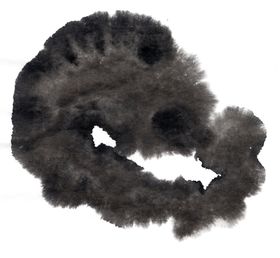 墨迹传统文化设计素材水素材