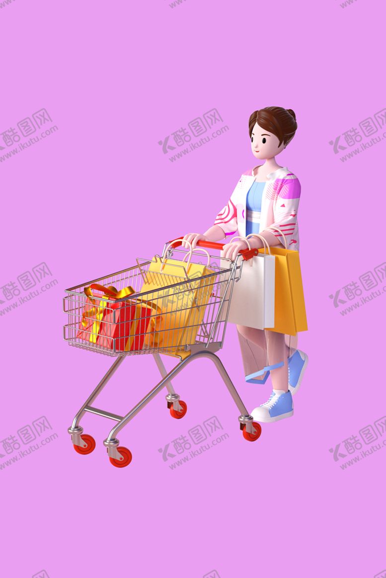 编号：36495709270103384593【酷图网】源文件下载-女人购物素材
