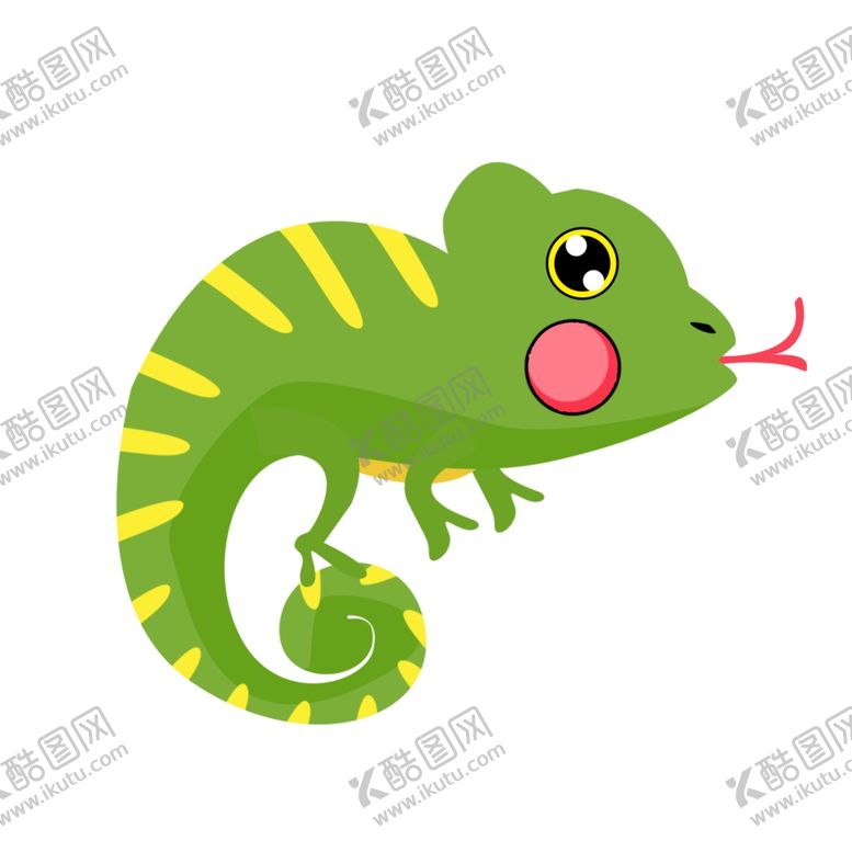 编号：77592509151713377165【酷图网】源文件下载-变色龙装饰元素