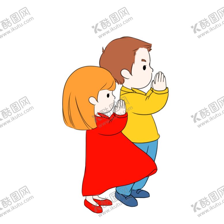 编号：61079209131448418181【酷图网】源文件下载-许愿卡通小人