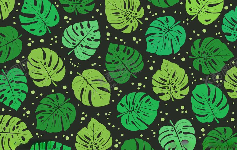 编号：75697309170658044293【酷图网】源文件下载-叶子背景