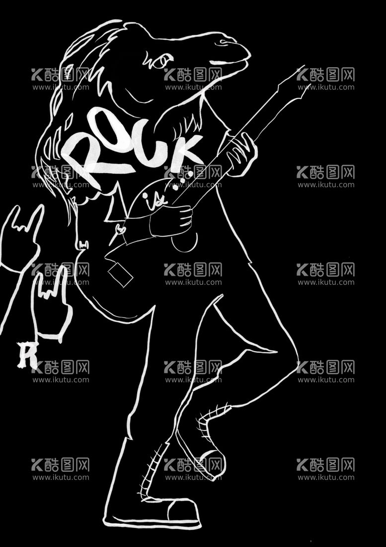 编号：25314711262304584288【酷图网】源文件下载-rock吉他