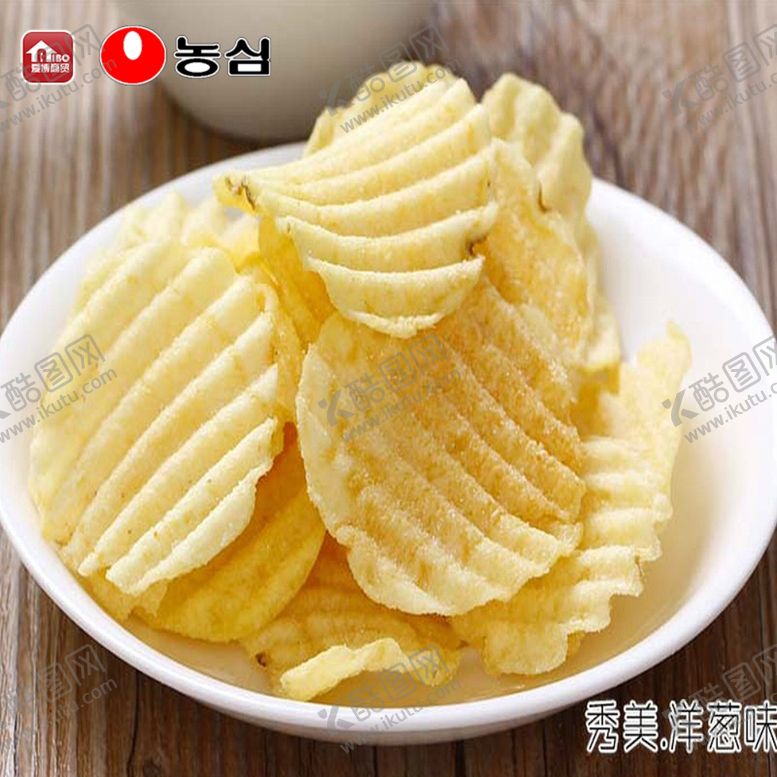 编号：81551707092115197108【酷图网】源文件下载-韩国秀美洋葱味薯片