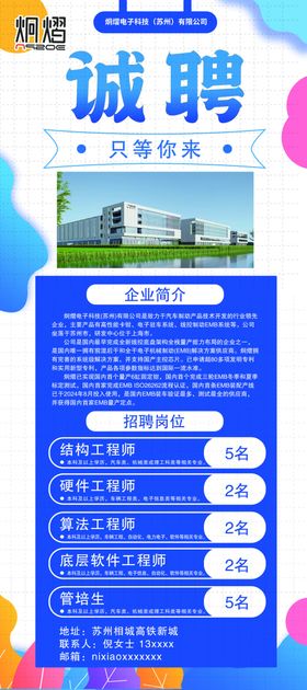 企业招聘海报展示