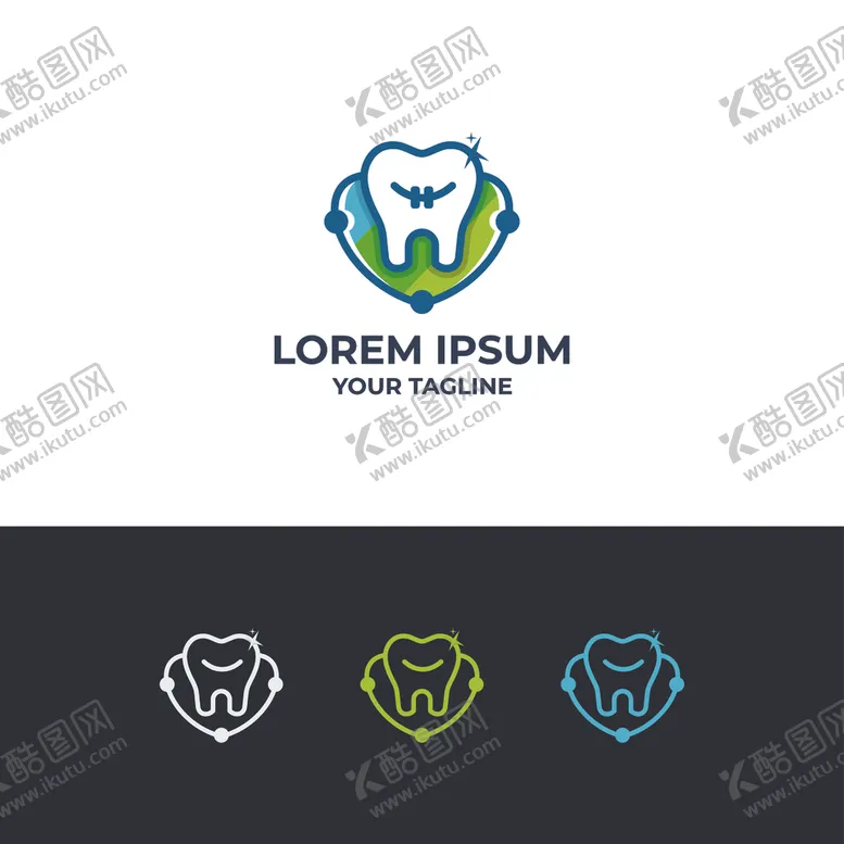 编号：11266707010154095873【酷图网】源文件下载-牙齿logo