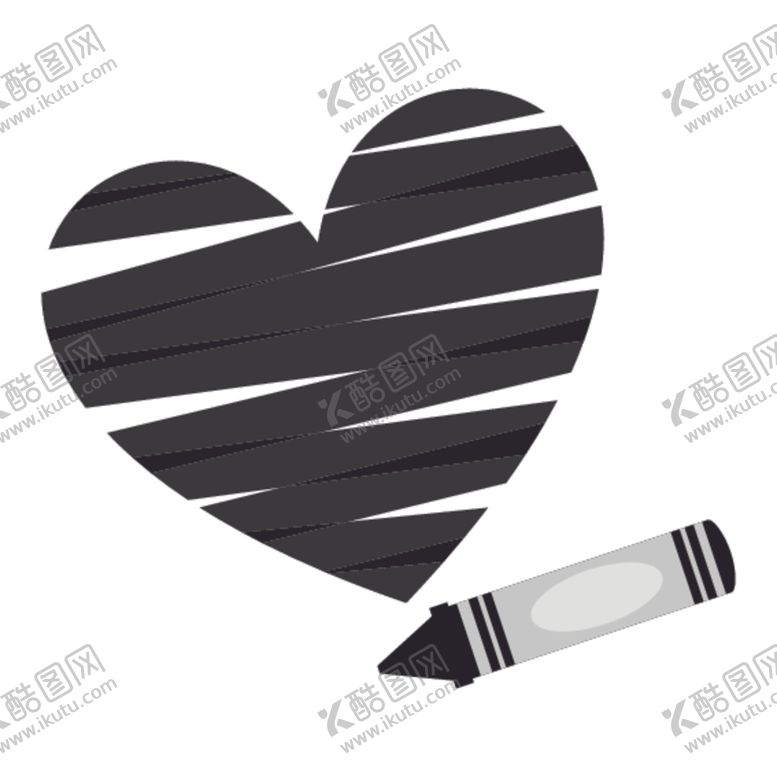 编号：13210010150329317843【酷图网】源文件下载-写字书写心形爱心情人节素材