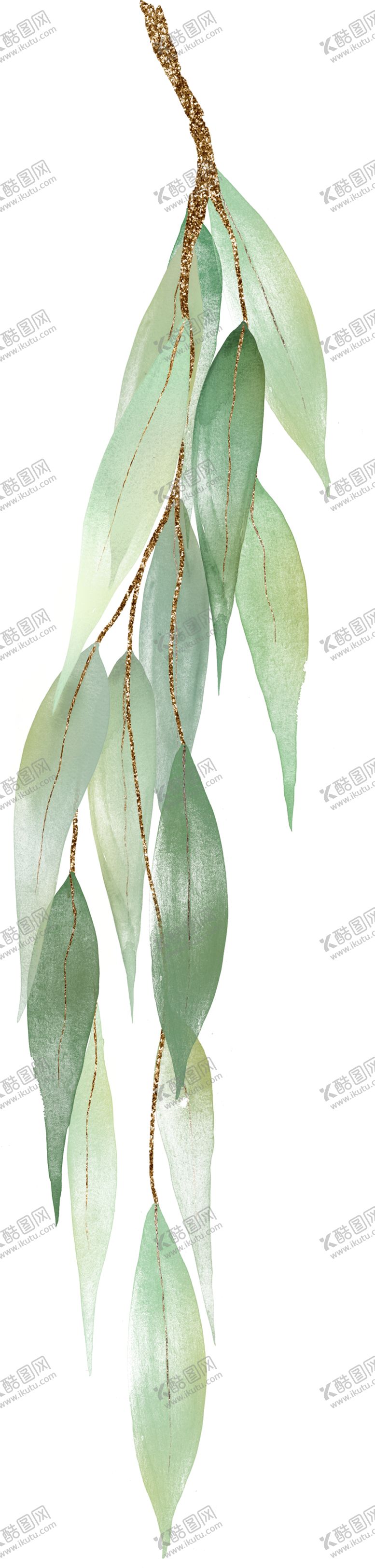 编号：87905410232344045816【酷图网】源文件下载-北欧小清新水彩植物图案