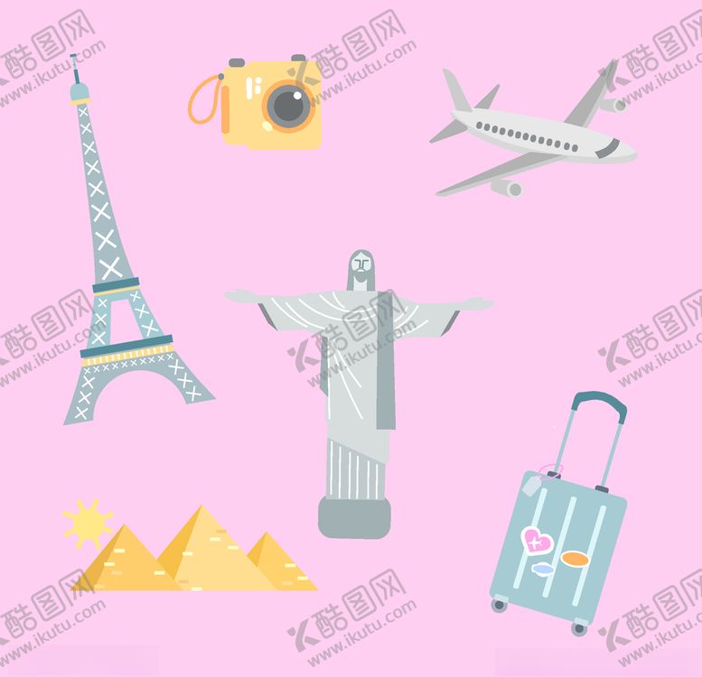 编号：13774806261058241068【酷图网】源文件下载-旅行元素