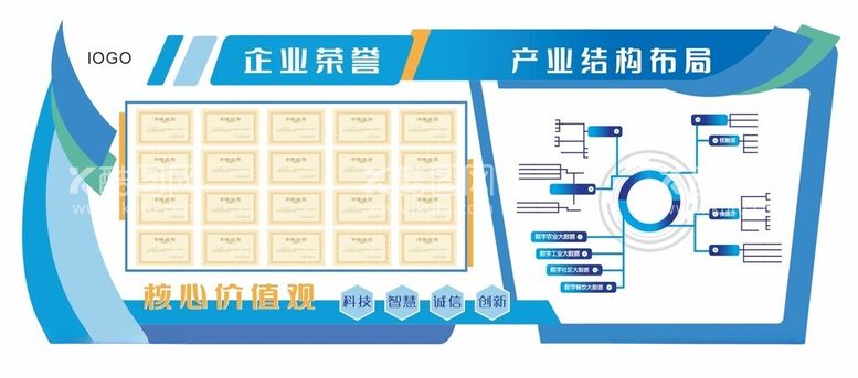 编号：20835212100804505017【酷图网】源文件下载-企业文化墙