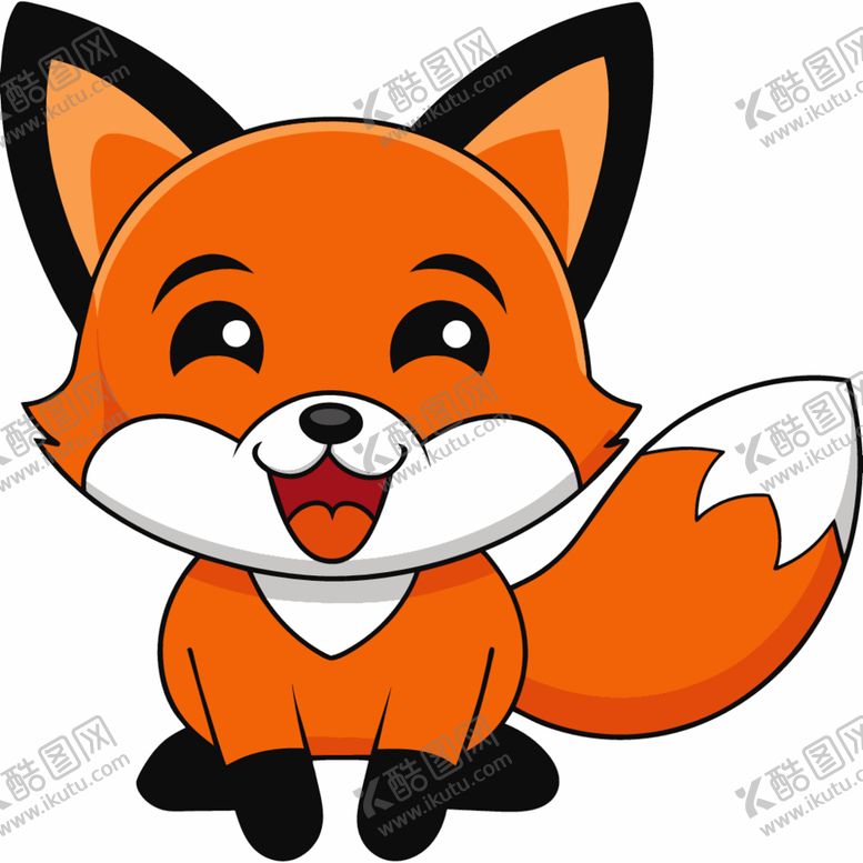 编号：91305501311357435030【酷图网】源文件下载-高兴的狐狸