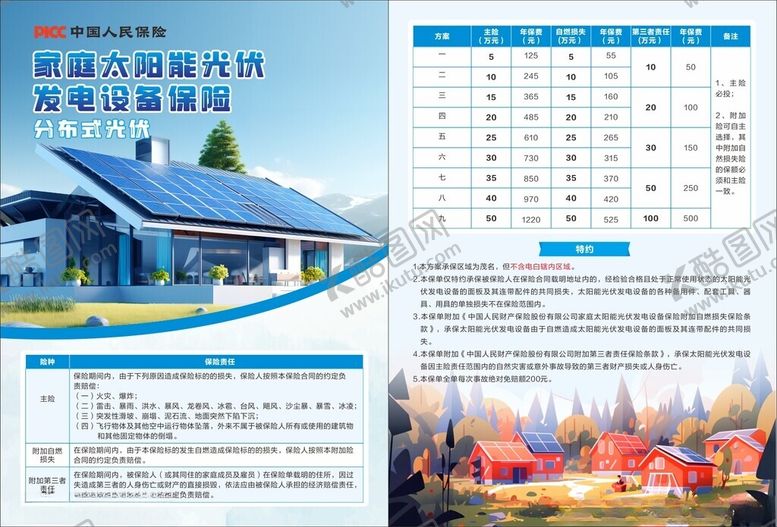 编号：18003504050239598676【酷图网】源文件下载-太阳能保险宣传页