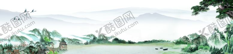 编号：30851310291225181078【酷图网】源文件下载-山水山水画意境山水
