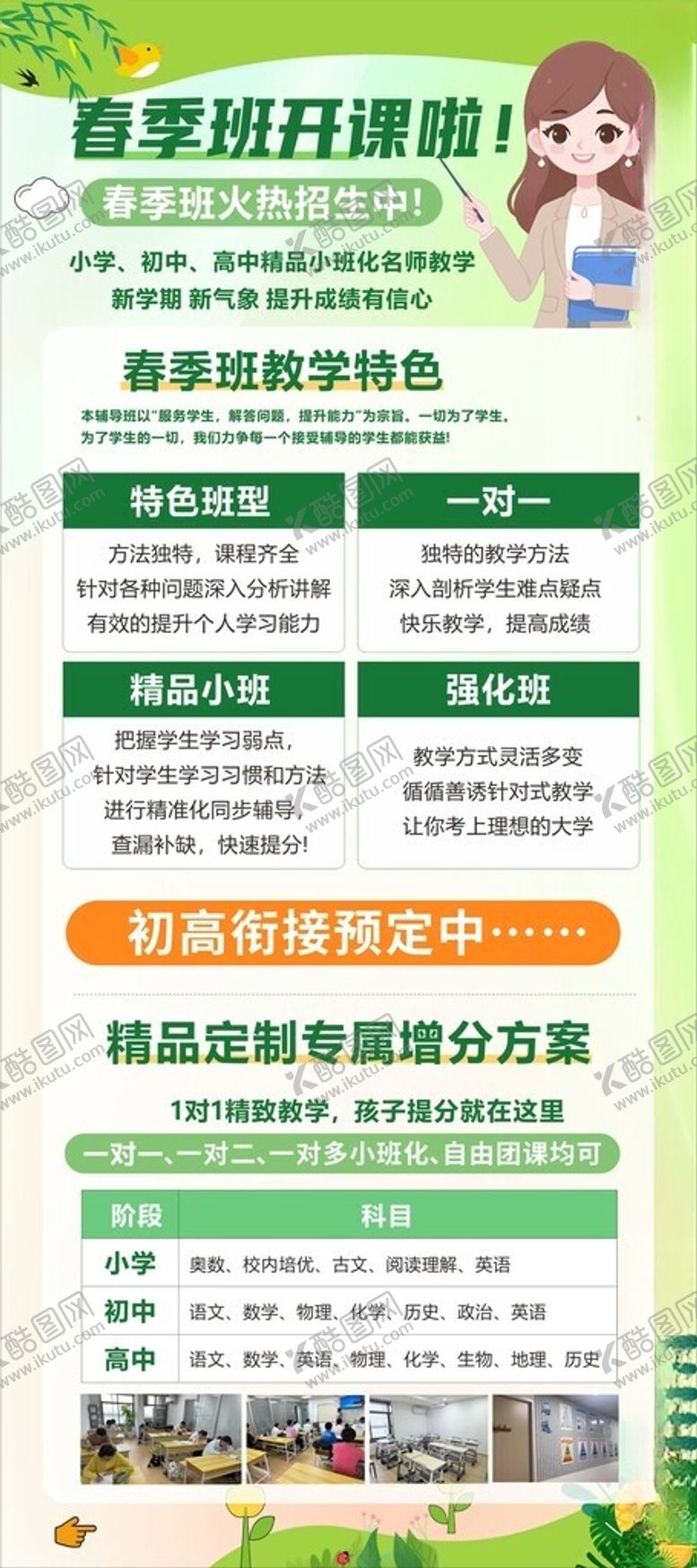 编号：66902104161350128490【酷图网】源文件下载-青少年春季开课展架