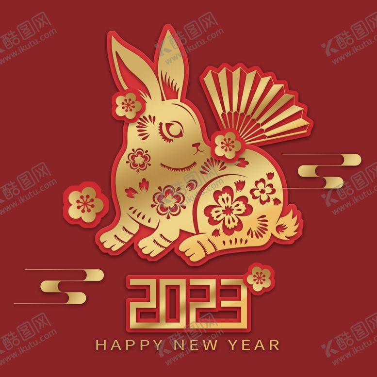 编号：77792601170330449125【酷图网】源文件下载-2023兔年素材