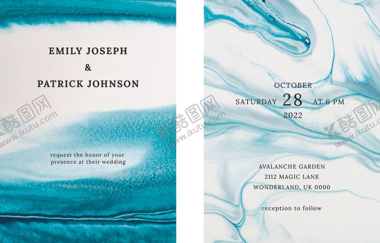 编号：66023104250912158810【酷图网】源文件下载-蓝白渐变简约封面设计